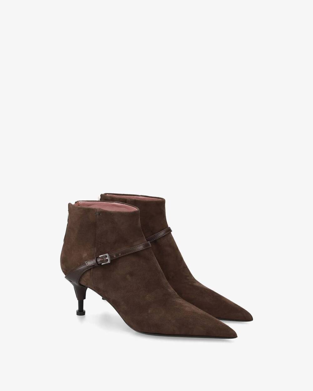 NEW PREMIATA women's low ankle pointed toe bootie in chocolate